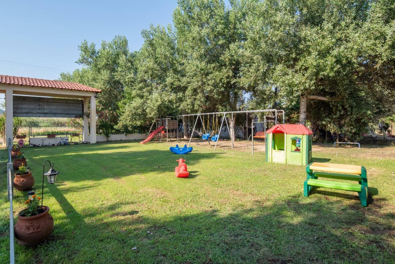 Camping Linaraki Apartments & Bungalows Sykia Dış mekan fotoğraf